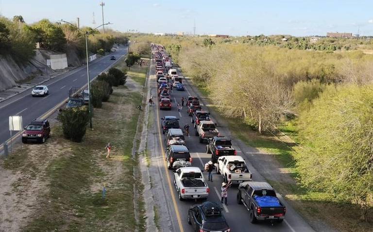 Caravana de dos mil veh culos atravesar Tamaulipas concluye